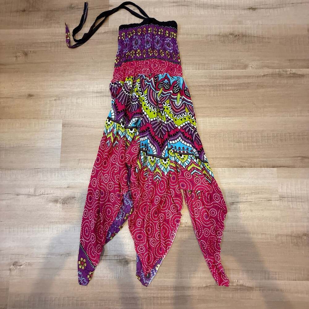Boho Fairy Asymmetrical Smocked 2 in 1 Dress and Skirt Size XS/S